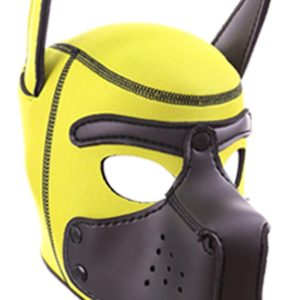 Cagoule PUPPY Néoprène Jaune-Noir