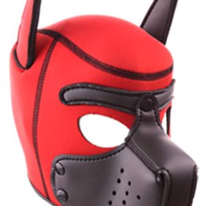 Cagoule PUPPY Néoprène Rouge-Noir