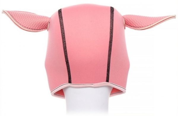 Cagoule Tête de cochon Pig Hood Rose – Image 3