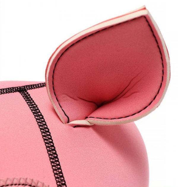 Cagoule Tête de cochon Pig Hood Rose – Image 5