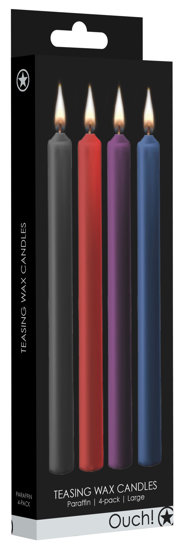 Lot de 4 bougies SM Teasing Wax Multicolore – Image 2