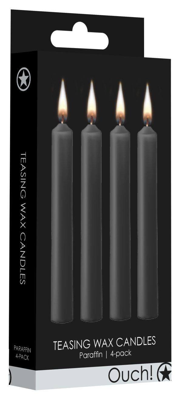 Lot de 4 mini bougies SM Wax Noire – Image 2