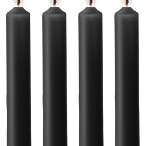 Lot de 4 mini bougies SM Wax Noire