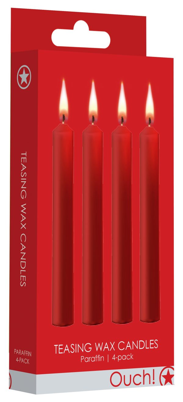 Lot de 4 Mini bougies SM Wax Rouge – Image 2