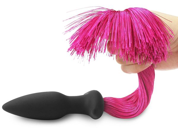 Plug avec Queue de cheval 10 x 3.5cm Rose – Image 4