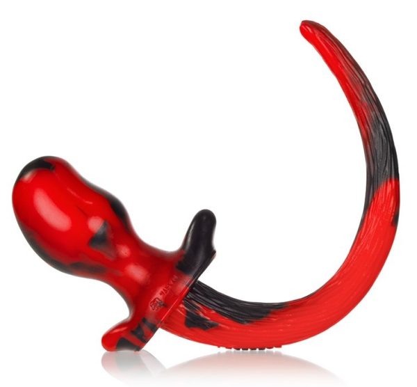 Plug Queue de chien Swirl 8.5 x 4.4 cm Rouge – Image 2