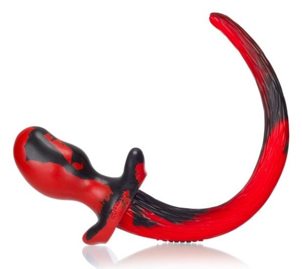 Plug Queue de chien Swirl 8.5 x 4.4 cm Rouge – Image 4