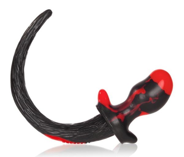 Plug Queue de chien Swirl 8.5 x 4.4 cm Rouge – Image 5