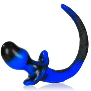 Plug Queue de chien Swirl 8.5 x 5 cm Bleu