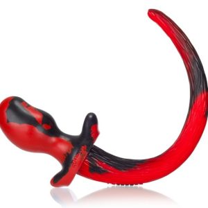 Plug Queue Puppy Tail Beagle 9.5 x 5 cm Rouge