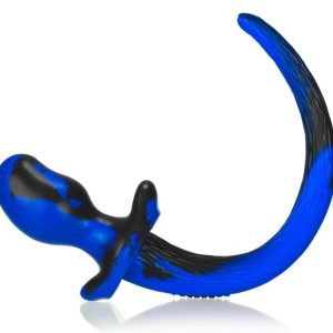 Plug Queue Puppy Tail Bulldog 11.5 x 6 cm Bleu