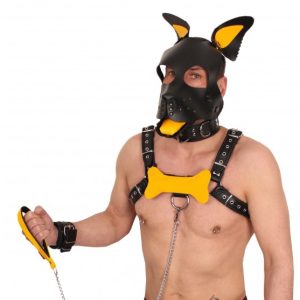 PUPPY OS  EN CUIR JAUNE