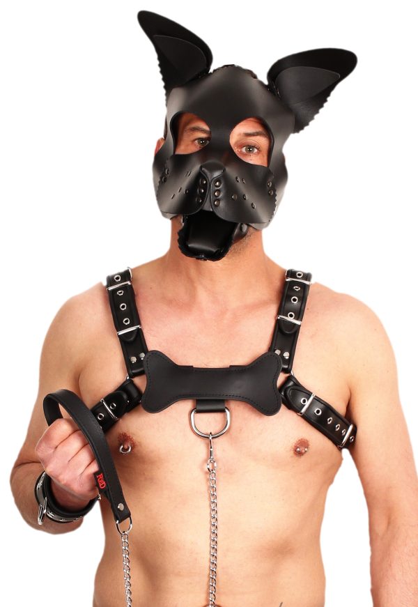 PUPPY OS  EN CUIR NOIR