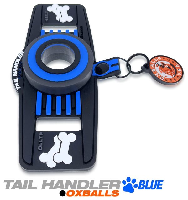 Queue de chien Oxballs Tail Handler Bleue – Image 4
