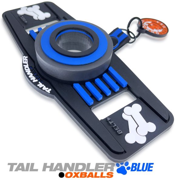 Queue de chien Oxballs Tail Handler Bleue – Image 5