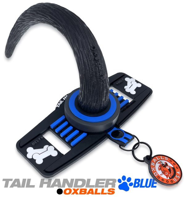 Queue de chien Oxballs Tail Handler Bleue – Image 6