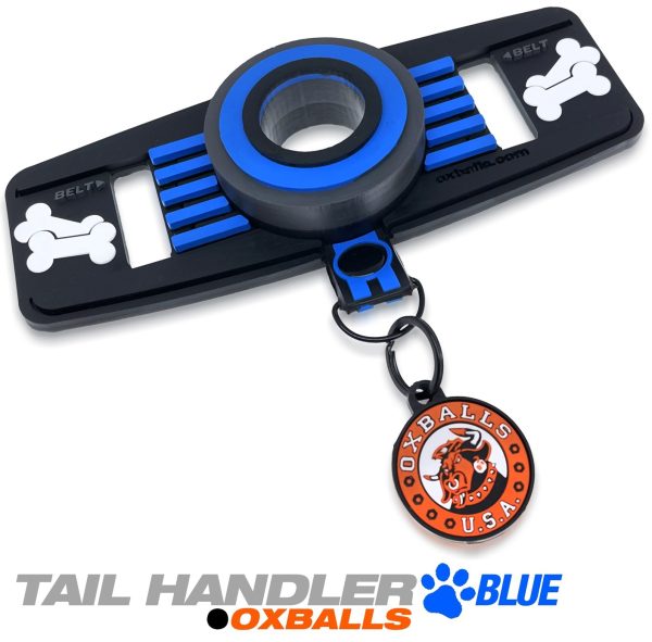 Queue de chien Oxballs Tail Handler Bleue – Image 8