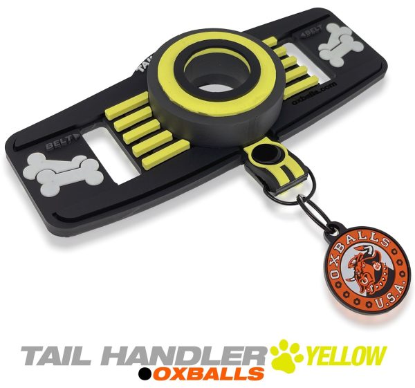 Queue de chien Oxballs Tail Handler Jaune – Image 3