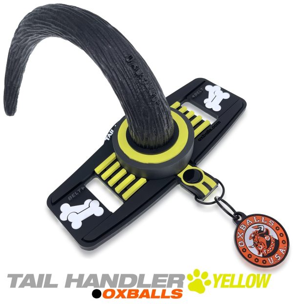 Queue de chien Oxballs Tail Handler Jaune – Image 7