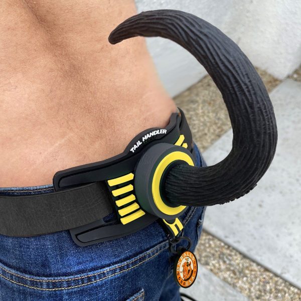 Queue de chien Oxballs Tail Handler Jaune – Image 8