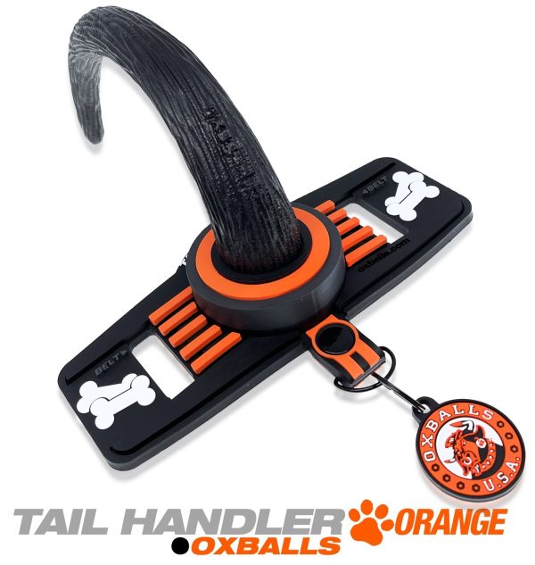 Queue de chien Oxballs Tail Handler Orange – Image 4