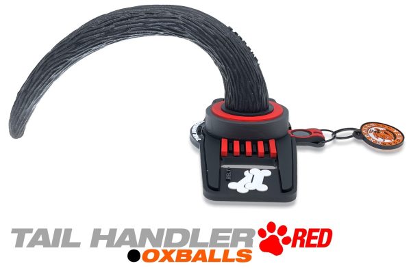 Queue de chien Oxballs Tail Handler Rouge – Image 2
