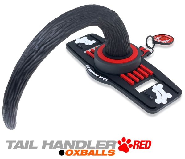 Queue de chien Oxballs Tail Handler Rouge – Image 7