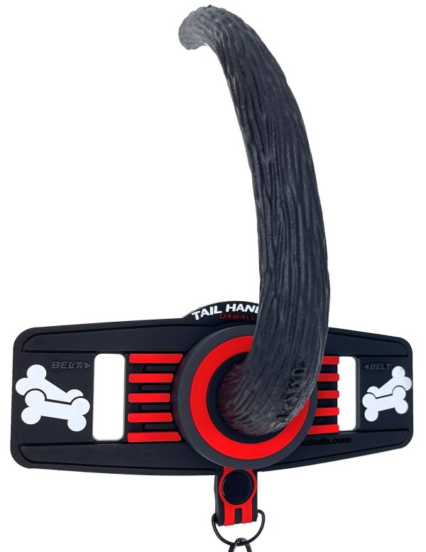 Queue de chien Oxballs Tail Handler Rouge