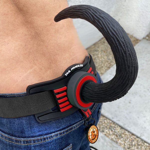 Queue de chien Oxballs Tail Handler Rouge – Image 9