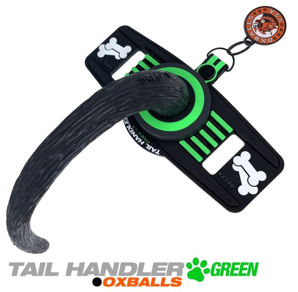Queue de chien Oxballs Tail Handler Vert – Image 3