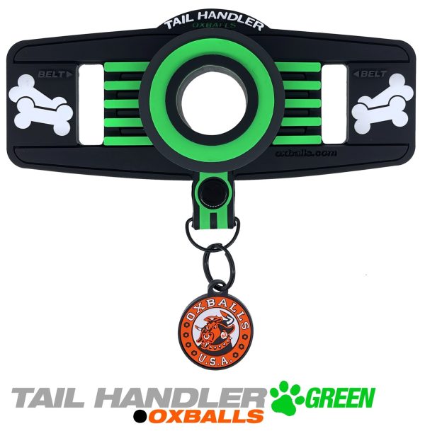 Queue de chien Oxballs Tail Handler Vert – Image 5
