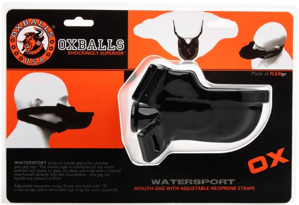 Bâillon Urinoir Oxballs WaterSport Noir – Image 2