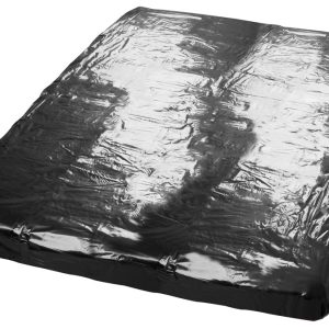 Drap housse Vinyle Fitted Sheet 160 x 200 cm Noir