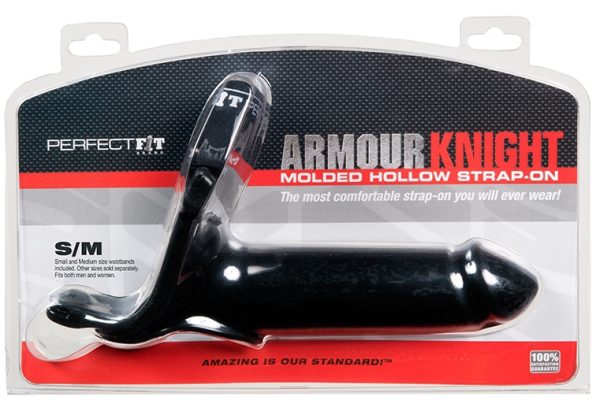 Gode ceinture Armour Knight 18 x 5cm Noir – Image 2