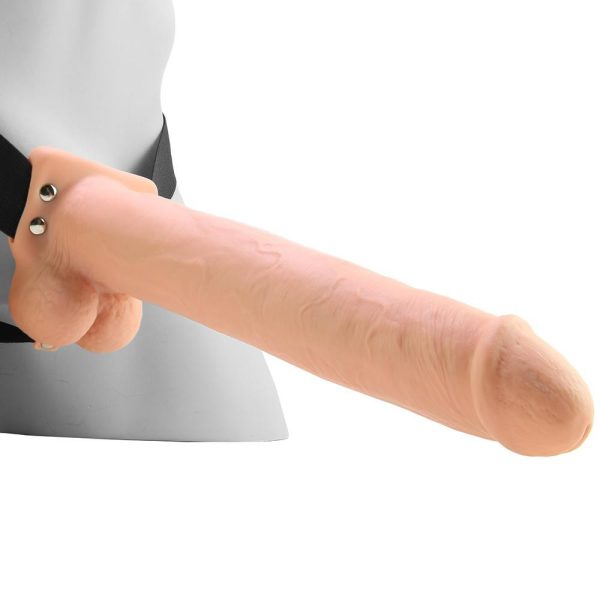 Gode ceinture avec Vibrations Strap-On 26 x 5.5 cm – Image 3