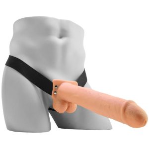 Gode ceinture avec Vibrations Strap-On 26 x 5.5 cm