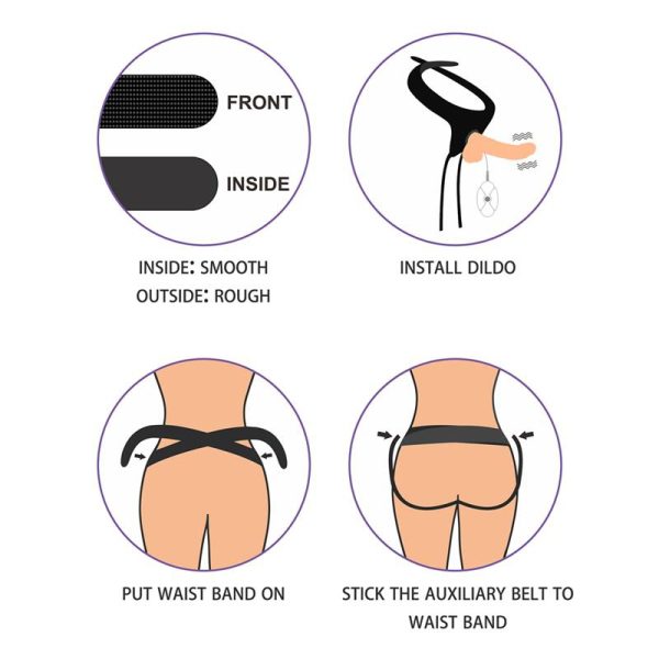 Gode ceinture Vibrant Easy Strap-On 15 x 4cm – Image 11