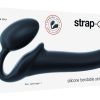 Gode + plug STRAP-ON-ME Bendable M 16 x 4 cm Noir – Image 2