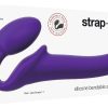 Gode + plug STRAP-ON-ME Bendable M 16 x 4 cm Violet – Image 2