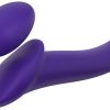 Gode + plug STRAP-ON-ME Bendable M 16 x 4 cm Violet – Image 3