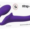 Gode + Plug STRAP-ON-ME Bendable S 15 x 3.5 cm Violet – Image 2