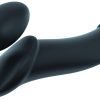 Gode + Plug STRAP-ON-ME Bendable XL 16 x 4.5 cm Noir – Image 3