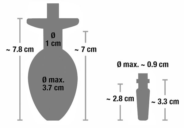 Plug Penis avec plug anal pour jeu Uro – Image 7