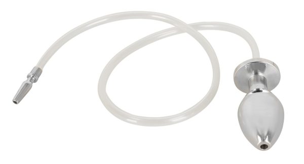 Plug Penis avec plug anal pour jeu Uro