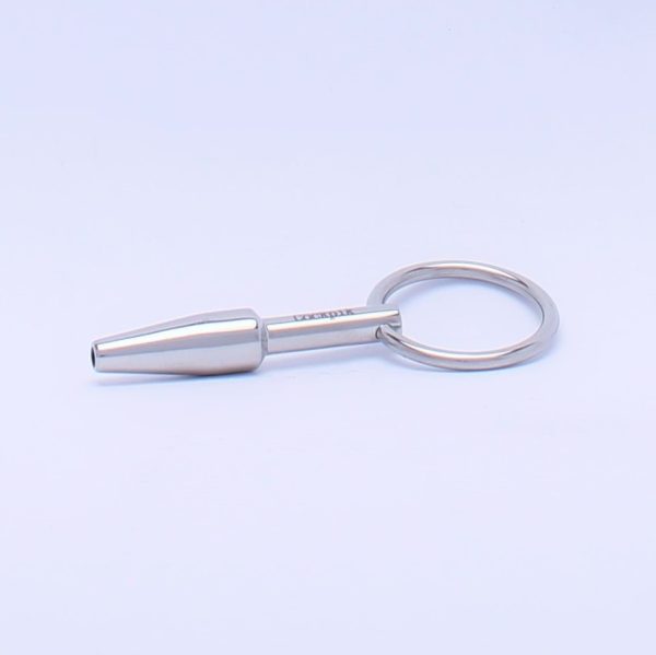 Plug pénis percé en métal Mini Fucker 4.5cm - Diamètre 8mm – Image 2