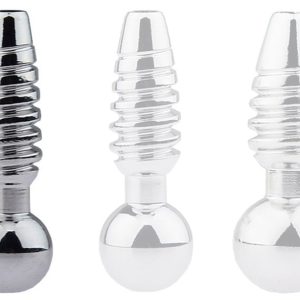 Plug pénis percé Screw 2.5cm - Diamètre 8mm