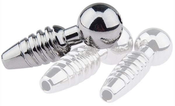 Plug pénis percé Screw L 2.5cm - Diamètre 10mm – Image 2