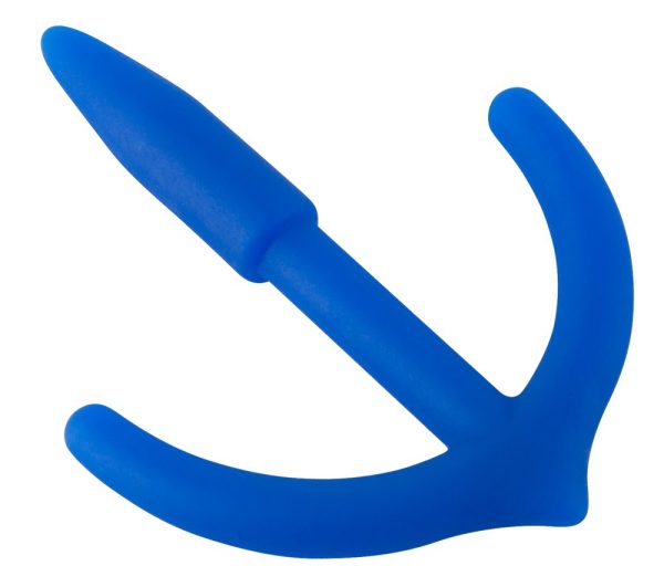 Plug Penis Silicone Anchor 5cm - Diamètre 8mm Bleu – Image 3