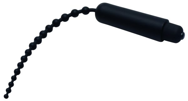 Tige à urètre vibrante Silicone Dark Rod 15cm