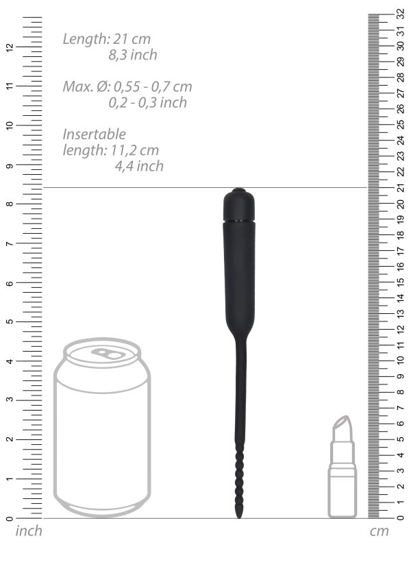 Tige d'urètre vibrante Bead Tip 11cm - Diamètre 5.5 à 7mm – Image 9